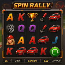 RTBet - Spin Rally Slot Game - NetEnt Provider